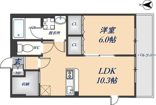 アムール　D棟の物件間取画像